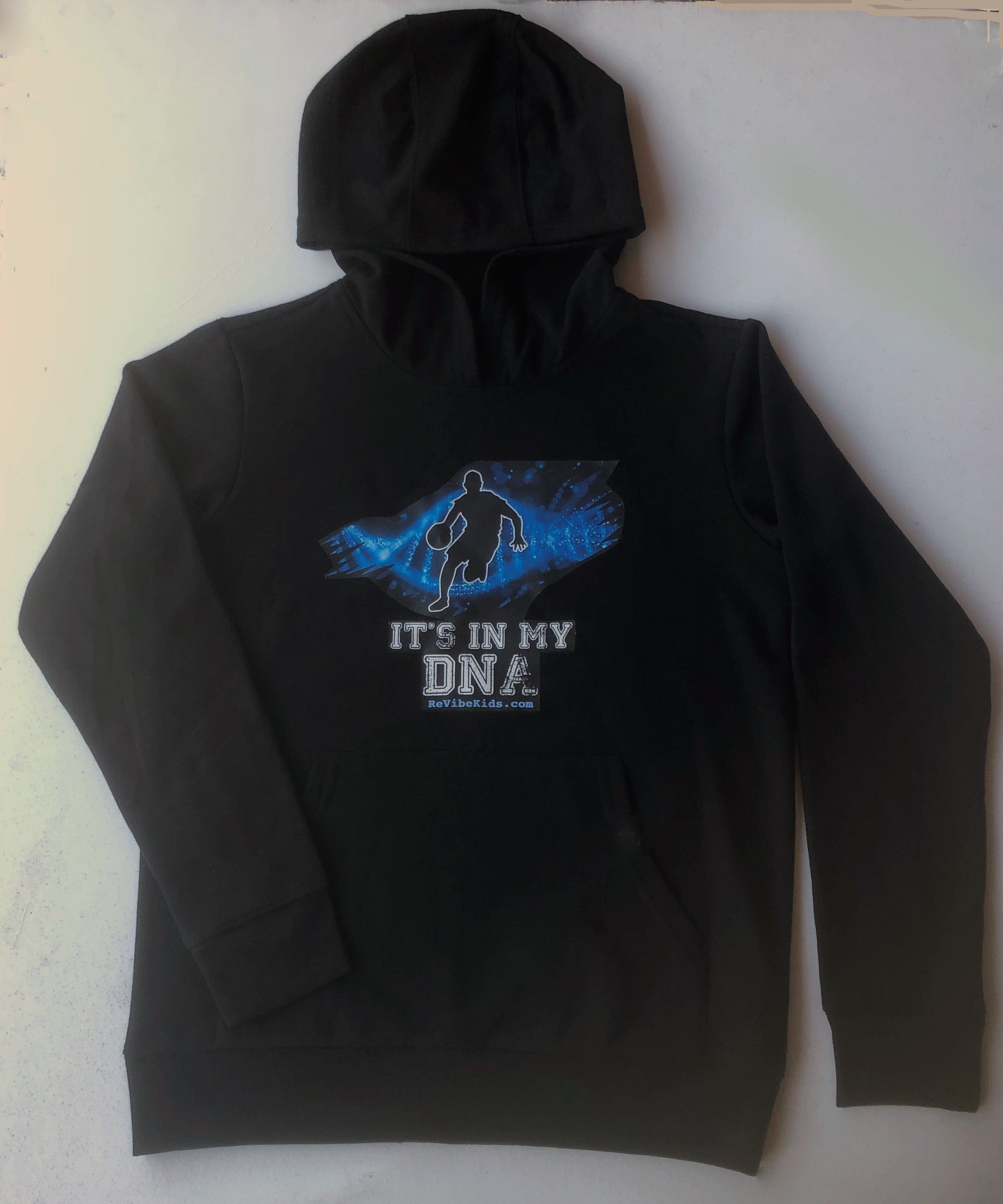 100% Recycled Kids Basketball Hoodie It's In My DNA