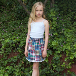 Multi Color Plaid Skirt
