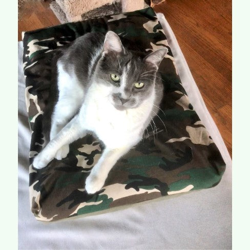 Trendy Forest Camo Pet Bed Cover Small