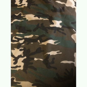 Trendy Forest Camo Pet Bed Cover M/L