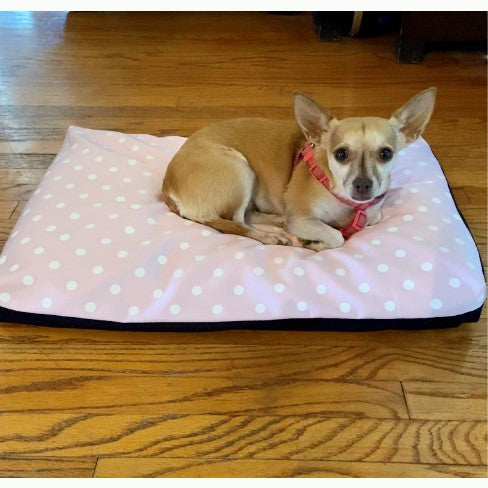 Pink Polka Dot Dog Bed and Cat Bed Duvet Cover