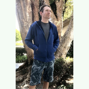 Men's Soft Zip Up Hoodie 100% Recycled – ReVibe Planet