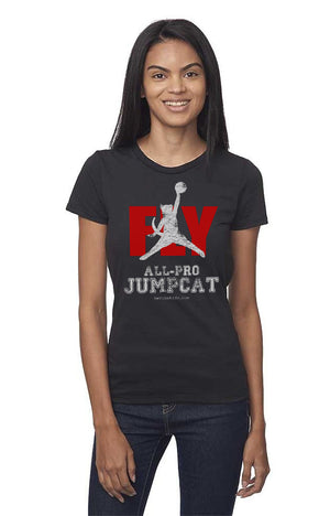 Coolest Cat Around "JUMPCAT" Organic Women's T-Shirt
